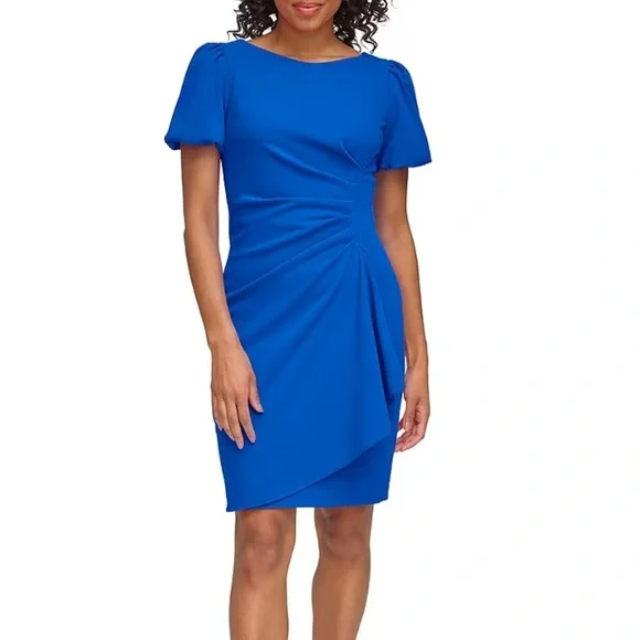 Dkny | Dresses | Dkny Puffsleeve Sideruched Sheath Dresses
